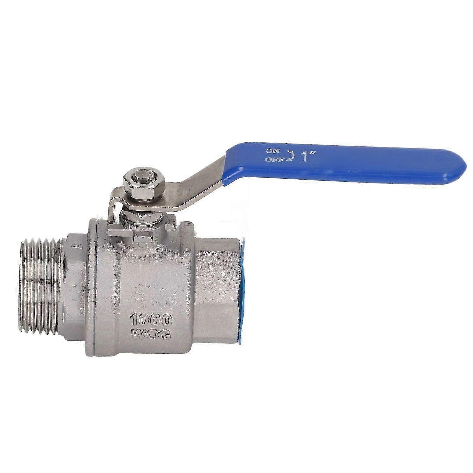 High quality  Full bore 1" internal thread*external thread ball valve 1"