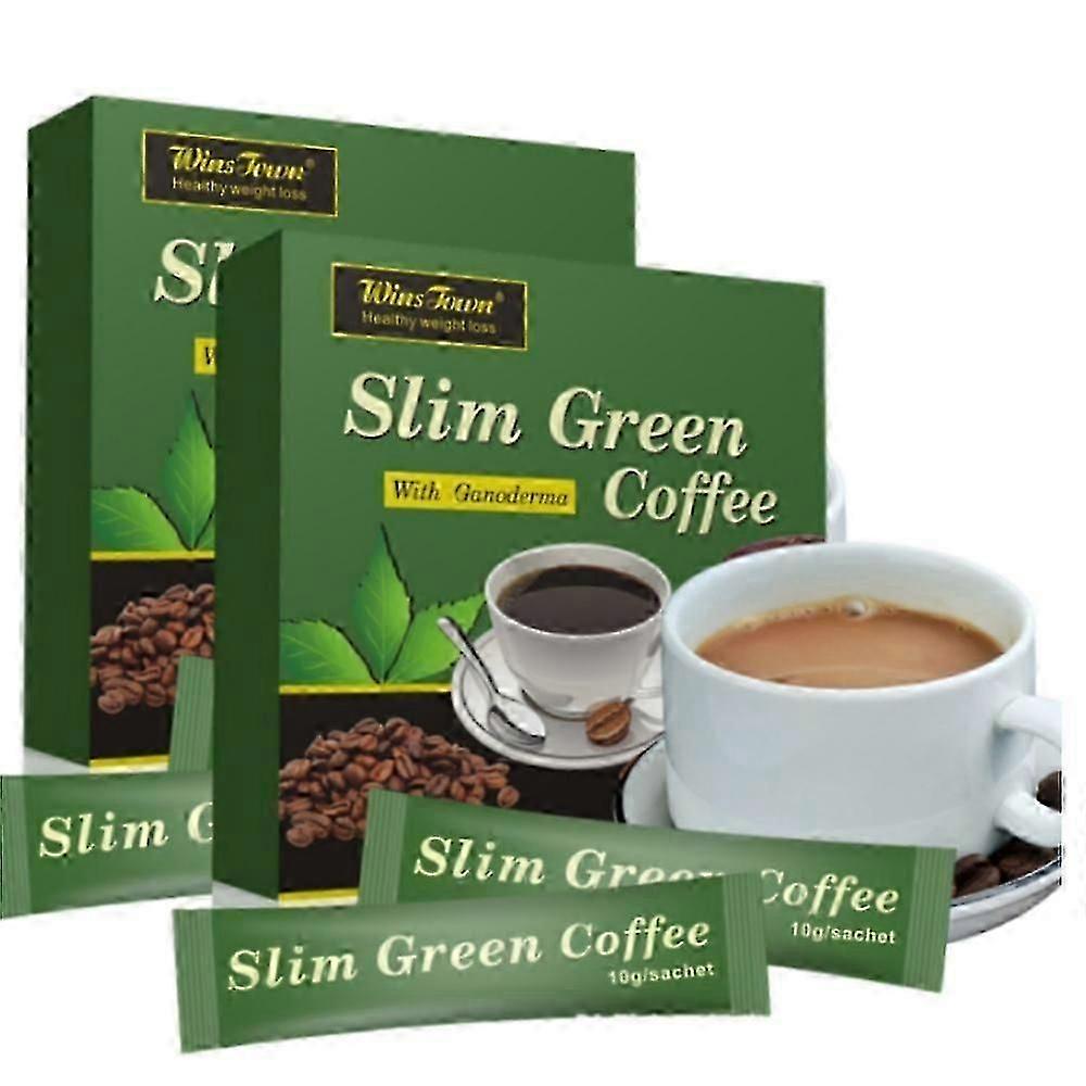18-54pcs Café Vert Café Vert Slim avec Ganoderma Contrôle Perte de Poids