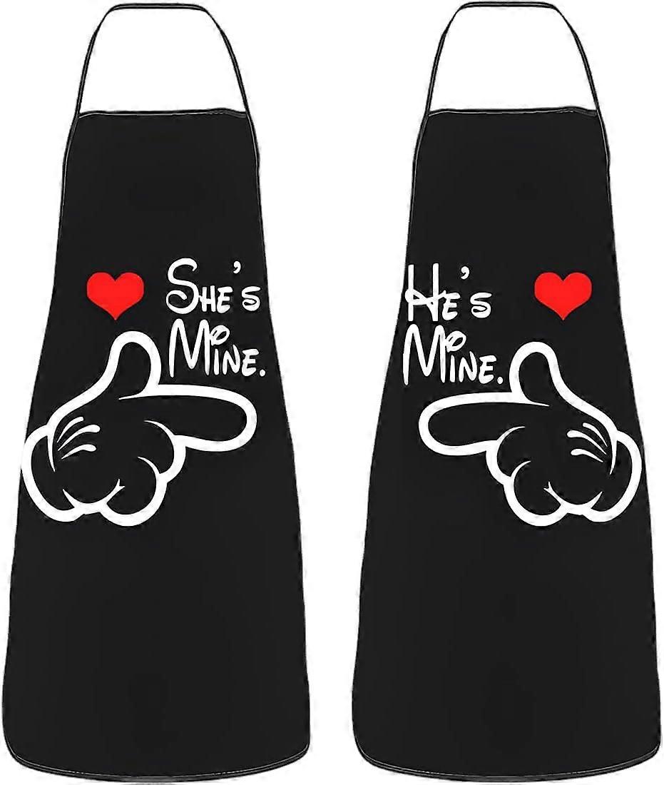 Two-Piece Kitchen Apron Set, Adjustable Size