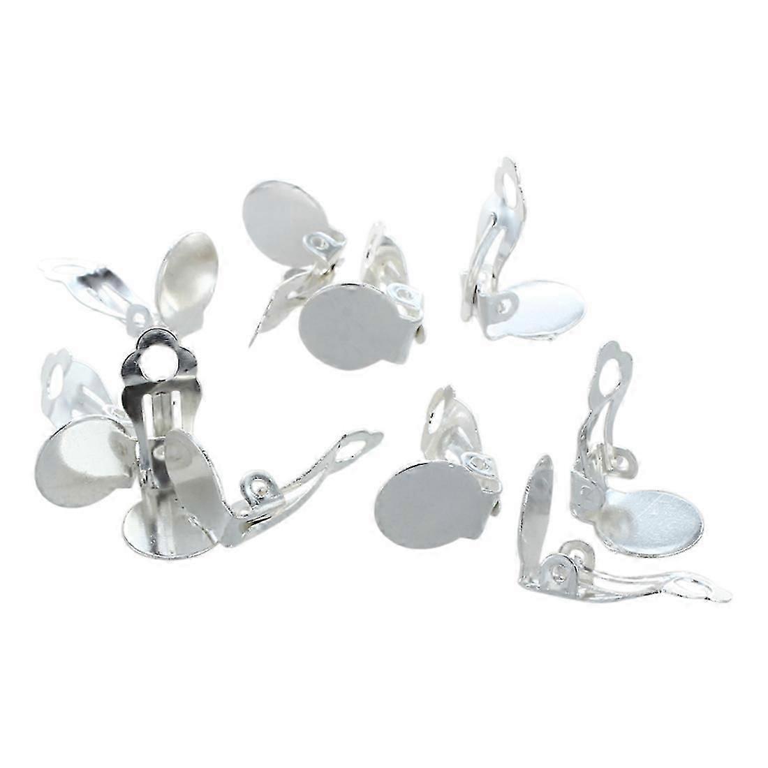10 x Earring Clip Holder 10MM plate