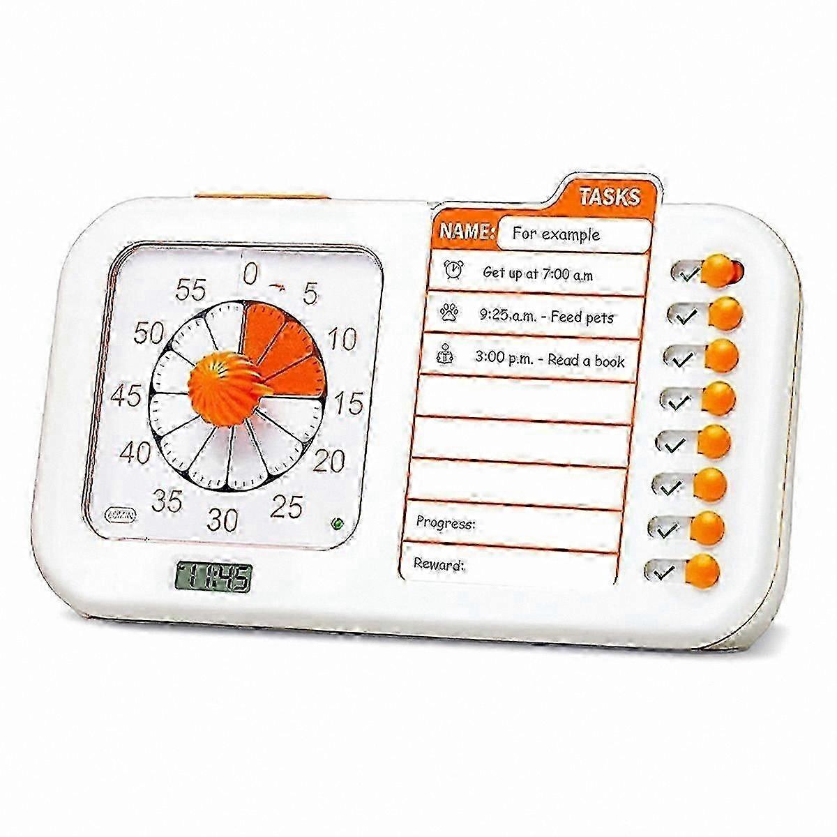 Visual ADHD Timer for Kids & Adults with Planning Board, Task Timer, Chore Chart & Visual Schedule Planner