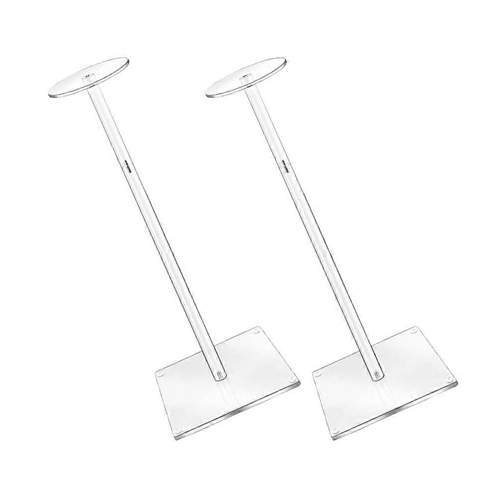 Desktop Hat Stand Acrylic Display 2Pcs Adjustable Hat Holder