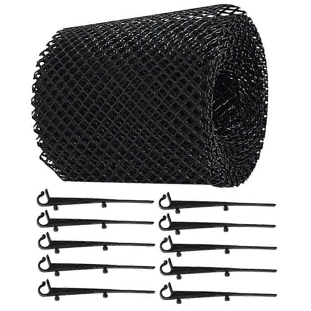 Gutter Guard Mesh Leaf Filter for Preventing Drain Blockages 1Set