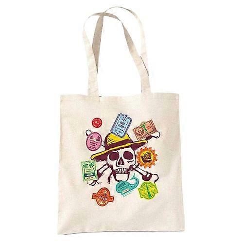 One Piece Stickers Reusable Tote Bag