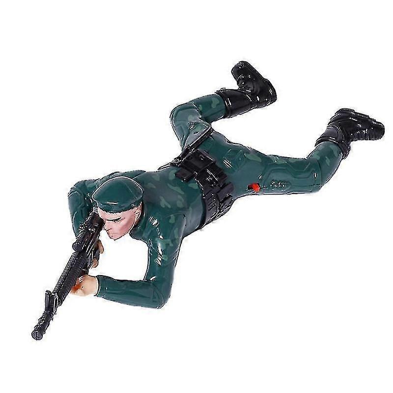 1pcs Electric Crawling Soldier
