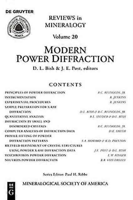 Modern Powder Diffraction - De Gruyter - Paperback - en Book