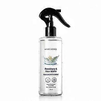 Spray per la crescita dei capelli al rosmarino e acqua di riso - Anticaduta, ispessimento e nutrimento del cuoio capelluto - xigua