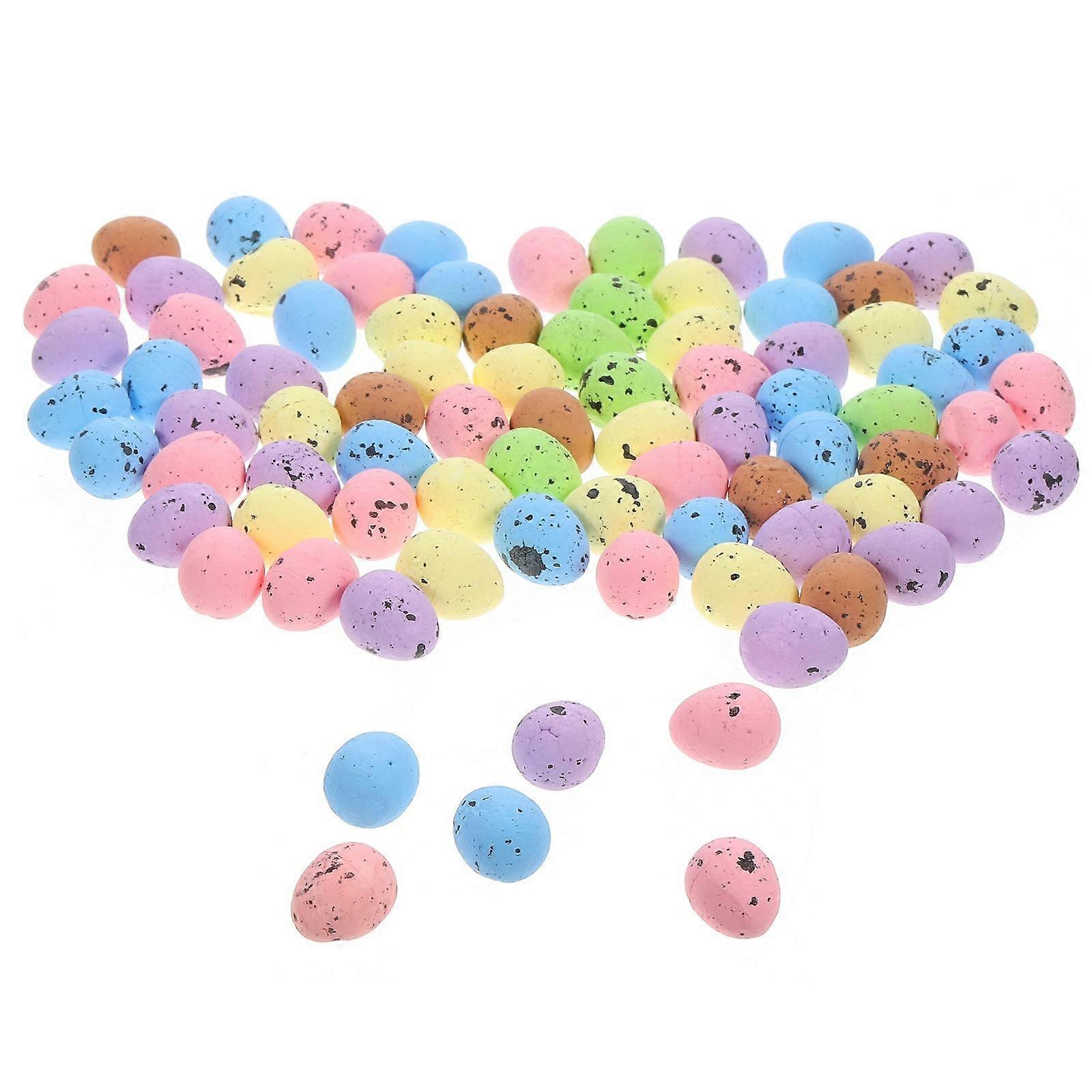 100pcs Funny Easter DIY Eggs Eggs Easter Simulation Eggs Kids DIY Eggs