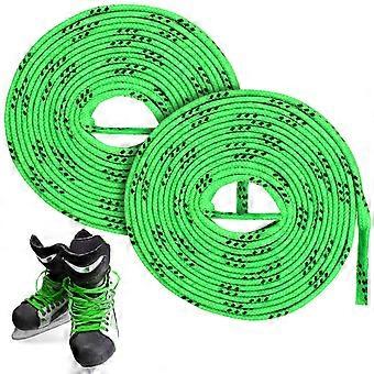 Lacets de hockey résistants à l'usure, lacets anti-fracture pour patins de hockey (1 paire)