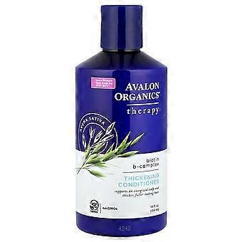 Avalon Organics, Thickening Conditioner, Biotin B-Complex, 14 fl oz (414 g), 2-Pack