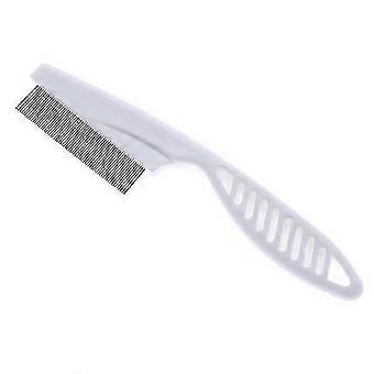 Pet Dog Hair Flea Comb Stainless Steel Pin Dog Cat Grooming Brush Comb Cleaning Tool