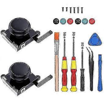 3D Joycon Joystick Vervanging, Analoge Thumb Stick Joy Con Repair Kit Compatibele schakelaar, Inclusief Tri-