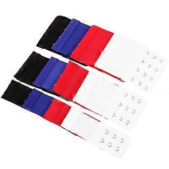 12pcs Mulheres Bra Extensões Buckles Meninas Extensores de Sutiã Bra Strap Extender