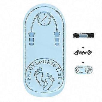 Non Slip Jump Rope Mat for Home Gym, Shockproof Exercise Flooring, Sound Insulation Workout Mat