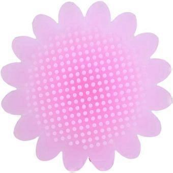 Baby Bath Brush, Soft Baby Shampoo Bad Silikone Brush Massager (Pink)