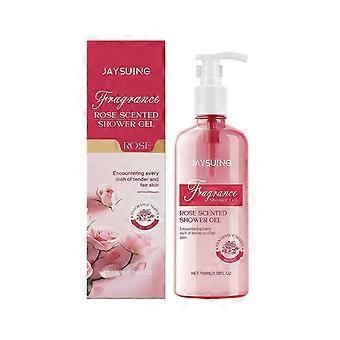 Gel douche parfum à la rose pour femme - Gel douche nourrissant à l’huile de rose et au beurre de karité, 100ml