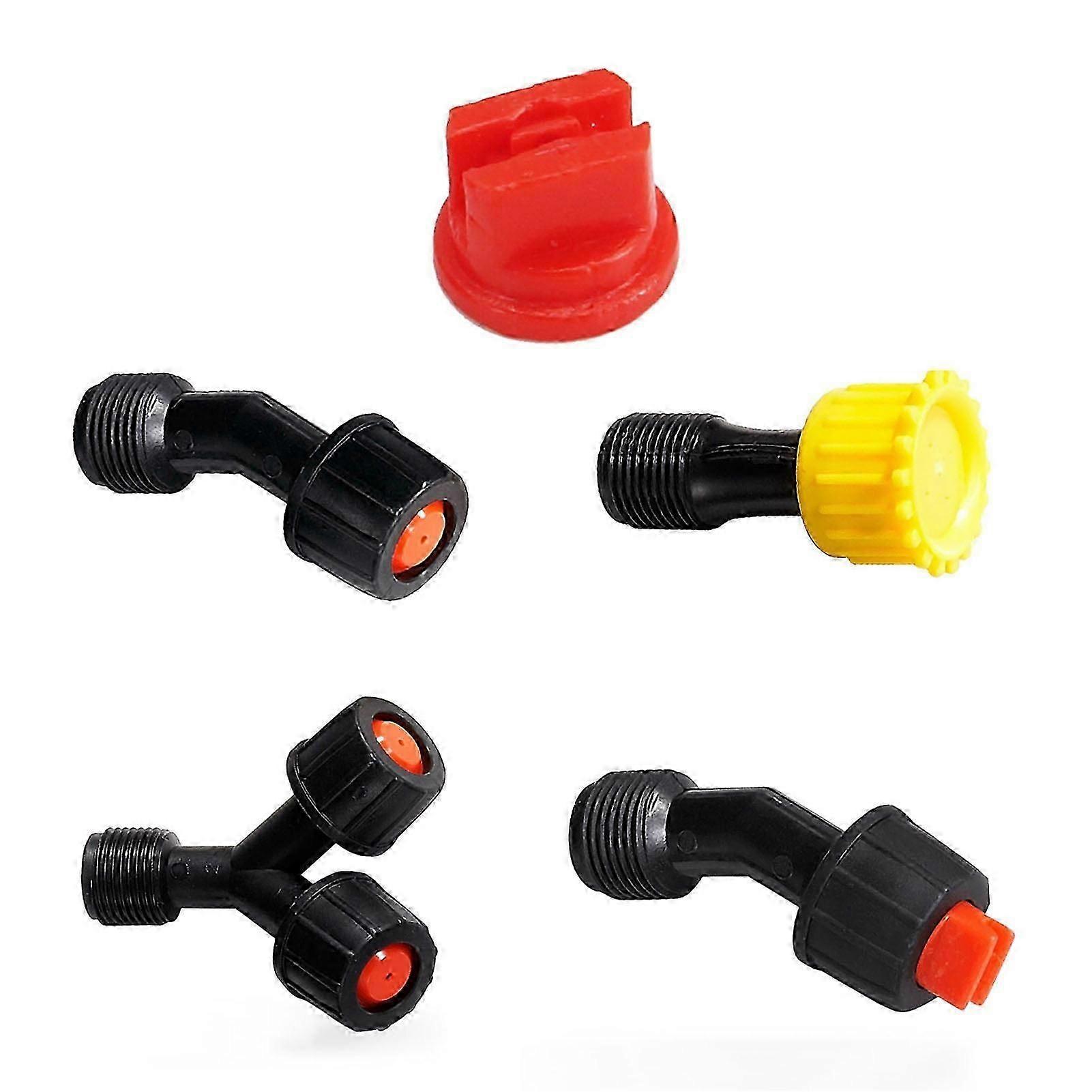 SPRING PARK 16mm Telescoping 4-Pattern Watering Nozzle, Adjustable Flow (5 Count)