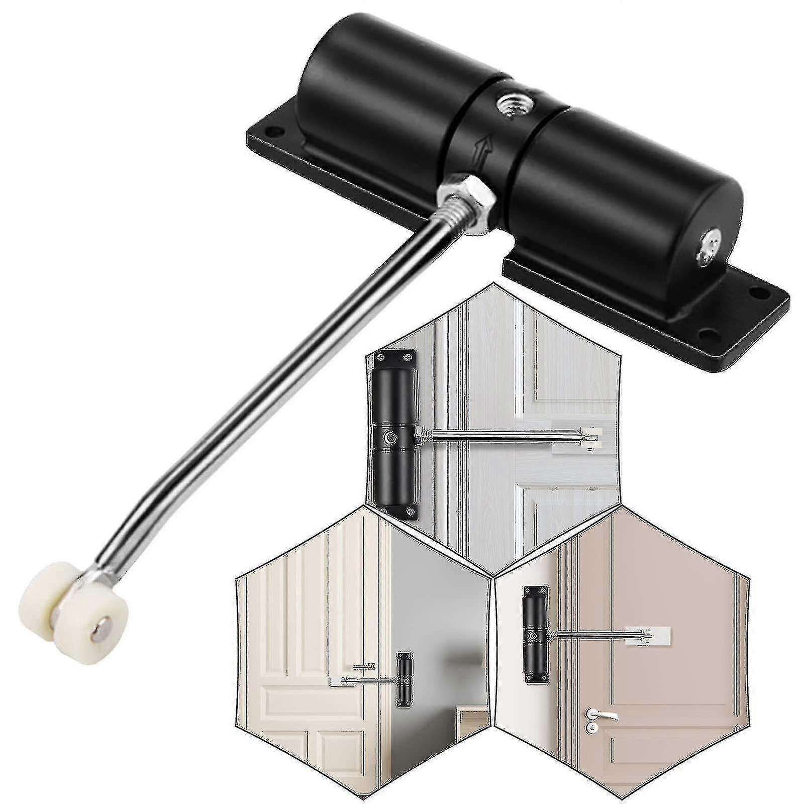 Automatic Spring Door Closer Adjustable Door Spring Closer-Good