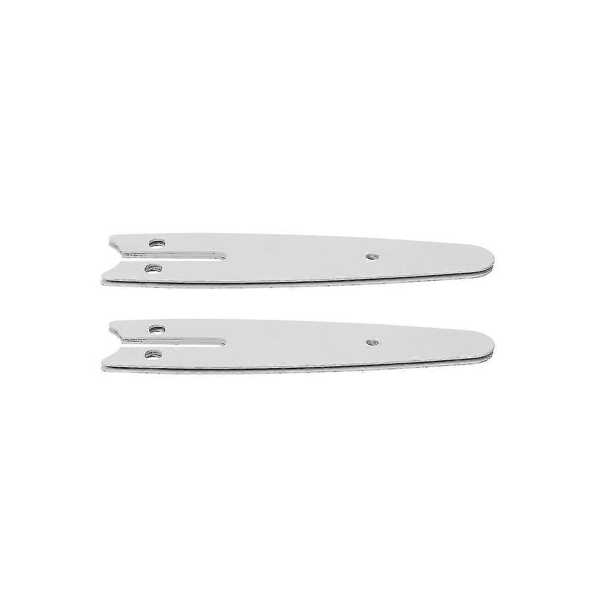 2 peças 4 polegadas Mini motosserra guia barra guia de substituição de placa para peças de motosserra elétrica de 4 polegadas