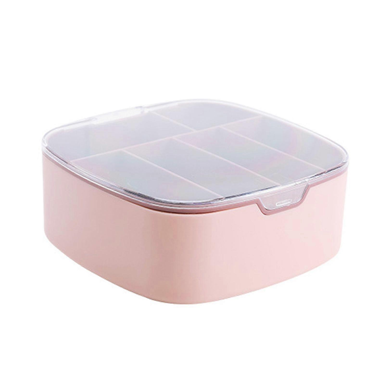 Cable Box Space-saving Classification with Lid See-Through Data Cable Storage  Holder for Drawers KAESI
