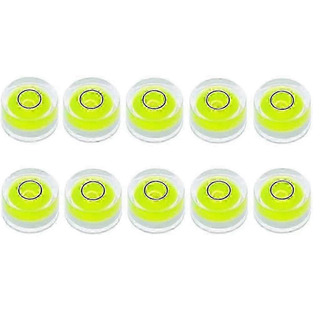 10PCS Mini Circular Bubble Spirit Levels