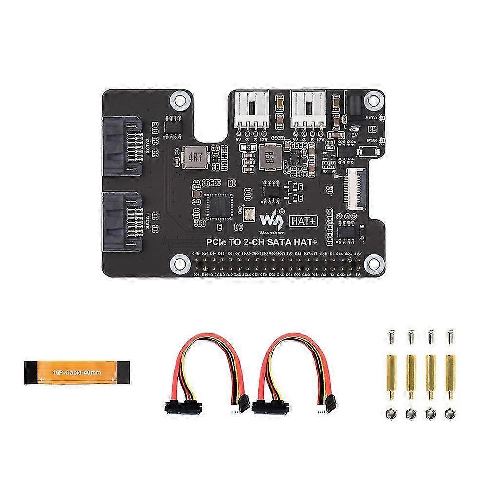 compatible with Raspberry Pi5 PCIe to Expansion Board EEPROM HAT+ High Speed Data Transfer Multi-Device Compatibility