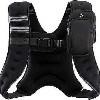 4LB verzwaard vest, compatibel met Enhanced Workout Percompatibel met Mance, reflecterende streep, geschikt voor workouts, krachttraining en hardlopen.