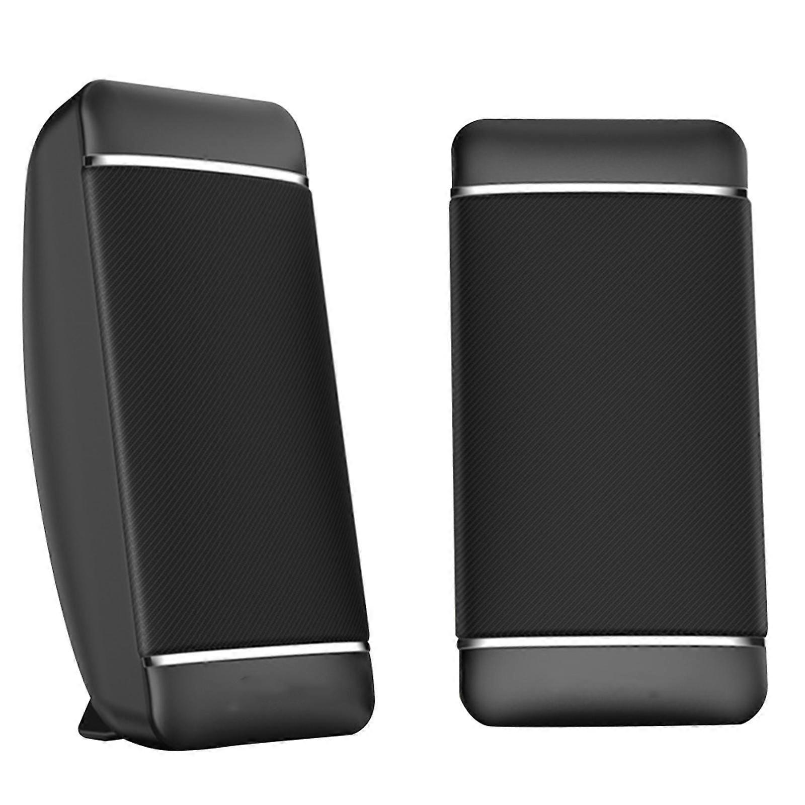 1 Pair USB Loudspeaker Practical Desktop Computer Speakers for Home Use