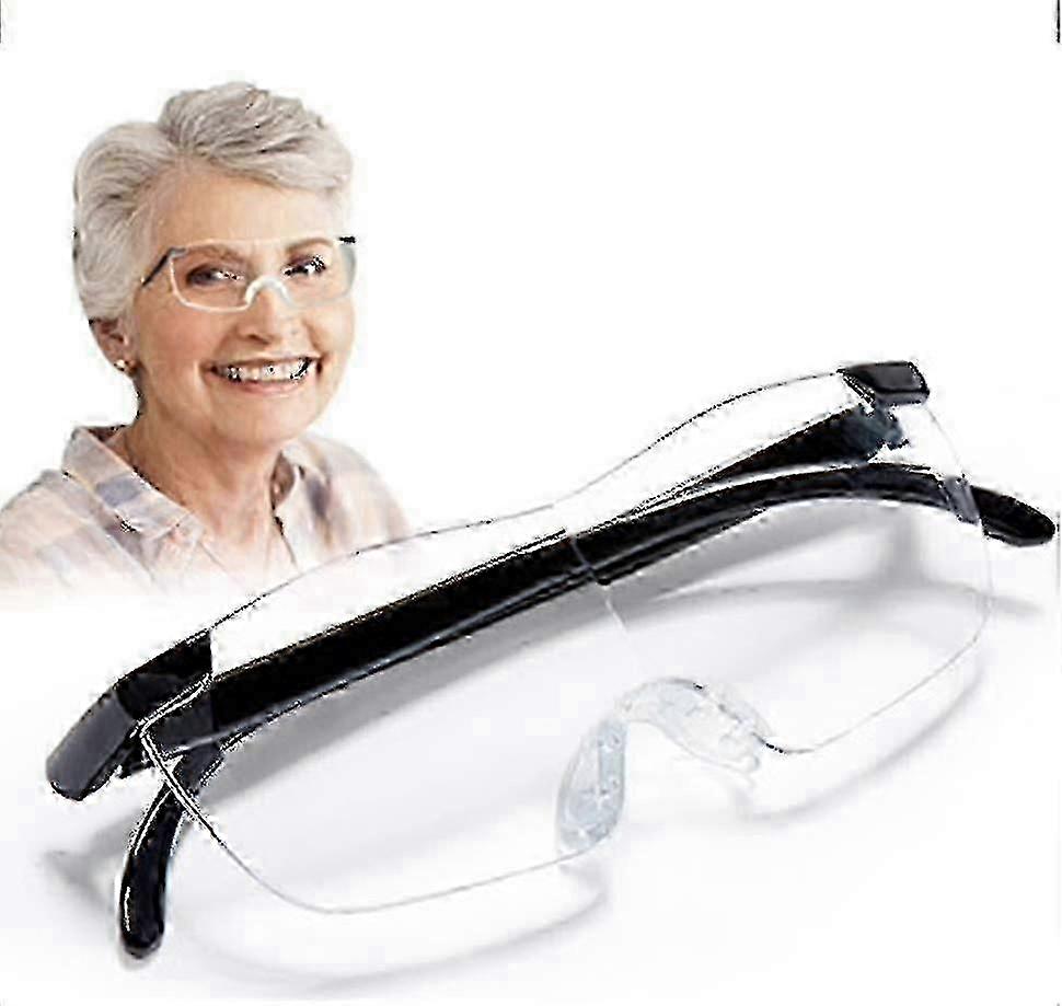 Elderly Reading Magnifiers 1.6x Magnification Stackable Use Visual Aids