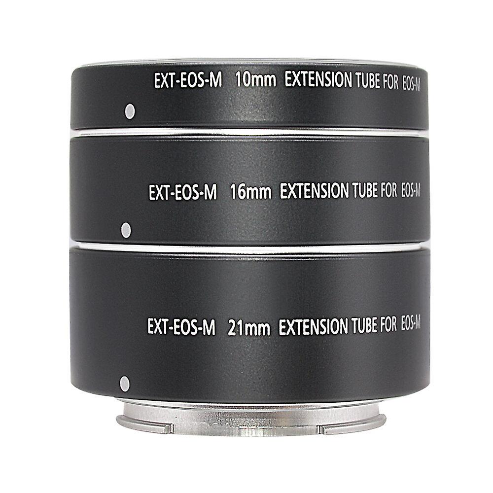 10Mm 16mm 21mm Auto Focus Macro Extension Tube Ring For Canon Eos-m Monut Eos M M1 M6 M2 M3 M5 M50 M100 M200 Mirrorless Camera Lens Adapter Ring