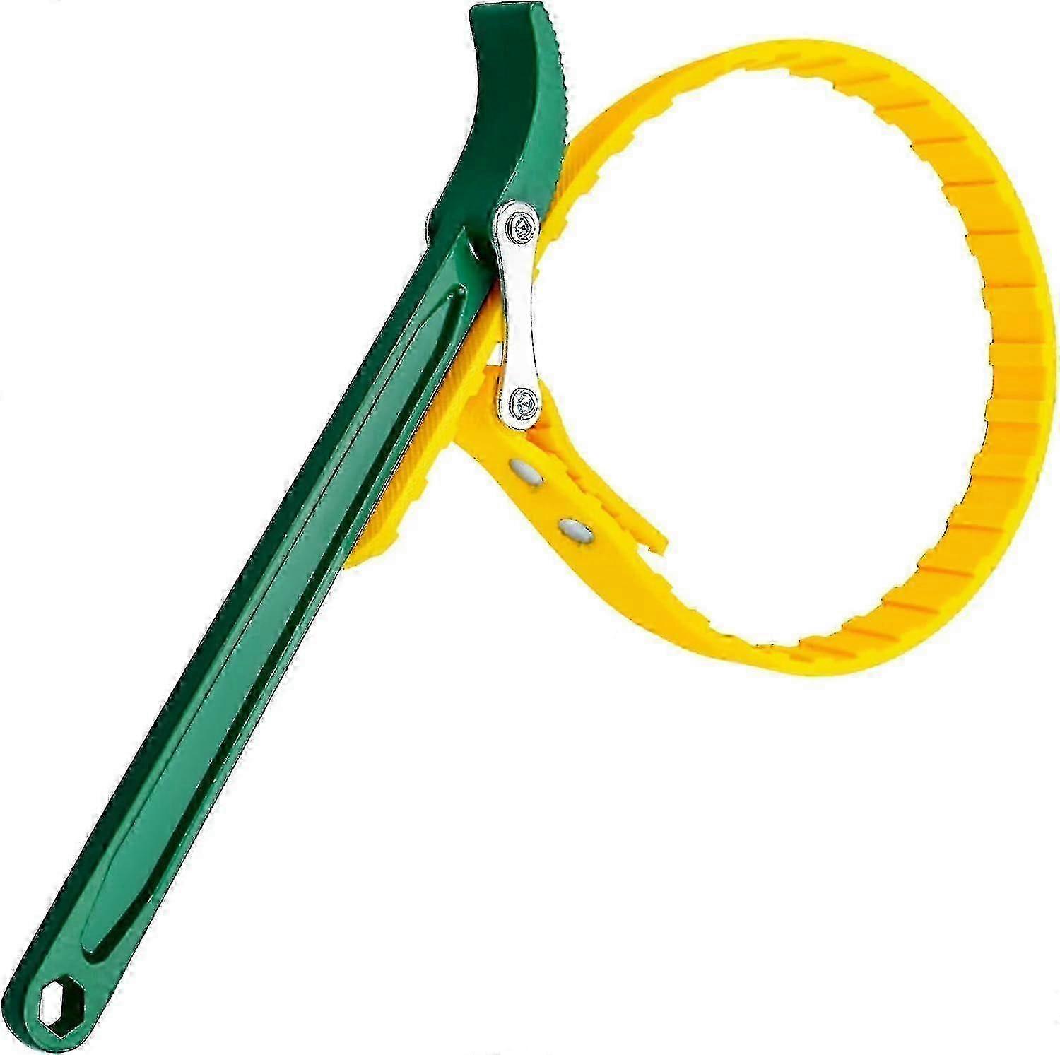 27cm Handle Adjustable Strap Wrench, Multi-function Oil Filter Removal Tool