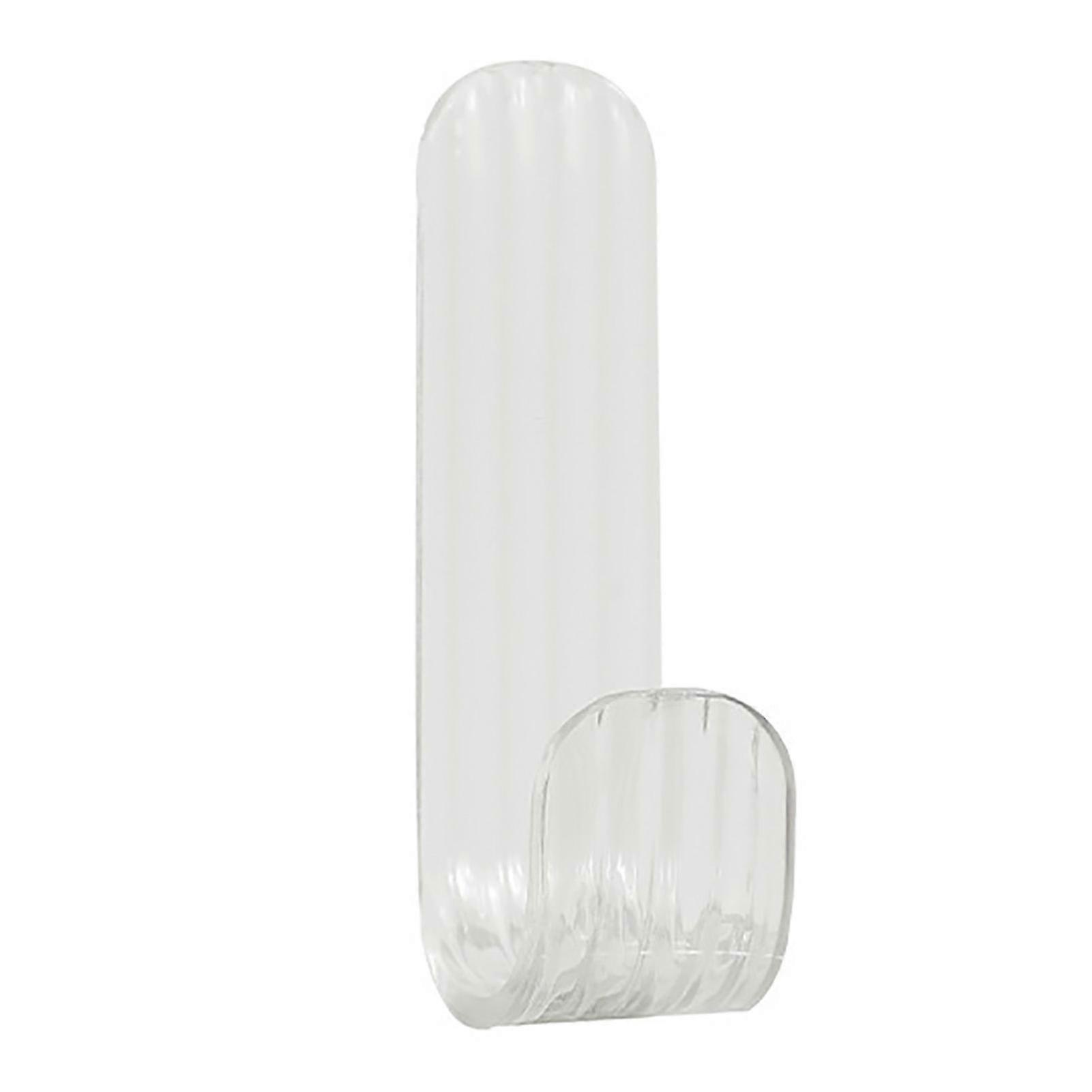 Non-Drill J-Shaped Transparent Hook