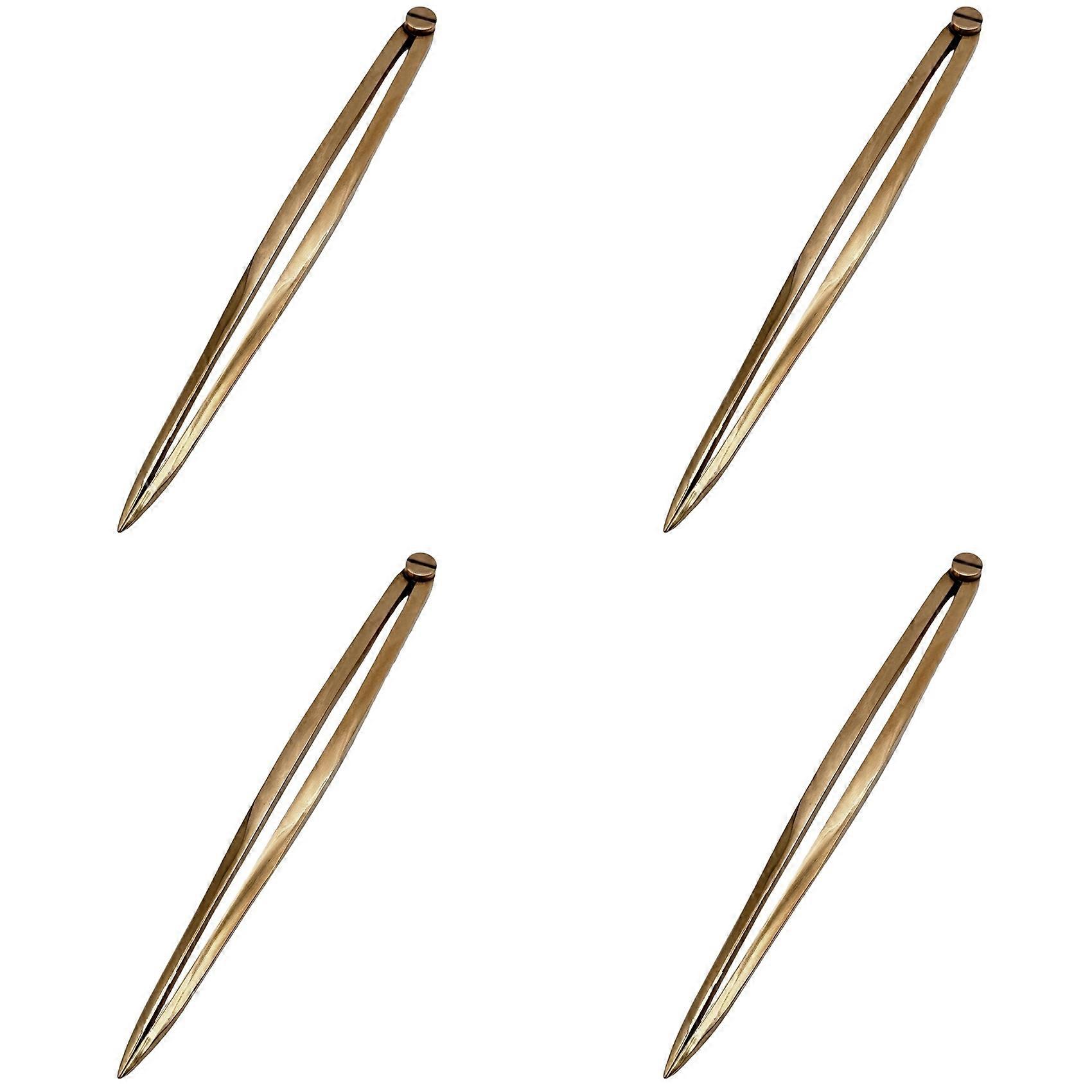 4X Solid Brass 200mm Divider for Architecture and Navigation, Rust-Resistant and Engineered