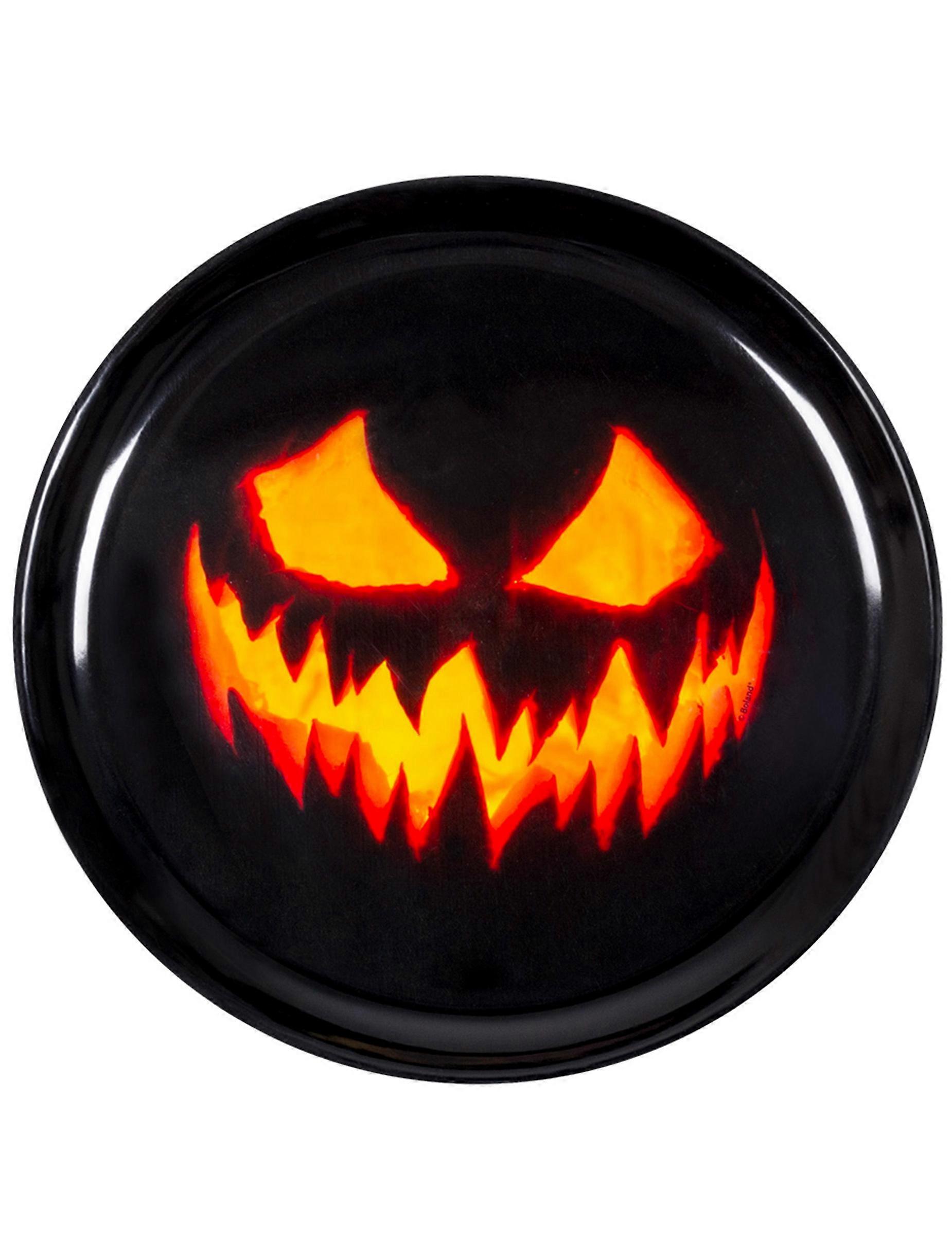 Round spooky pumpkin tray 34.5 cm