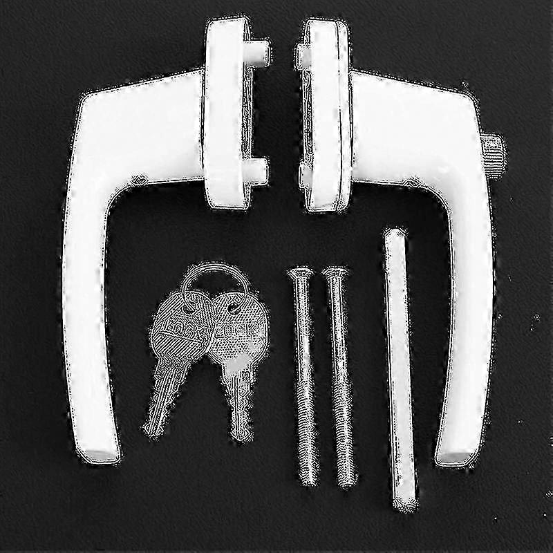 Thick White Lever Handle for Doors and Windows
