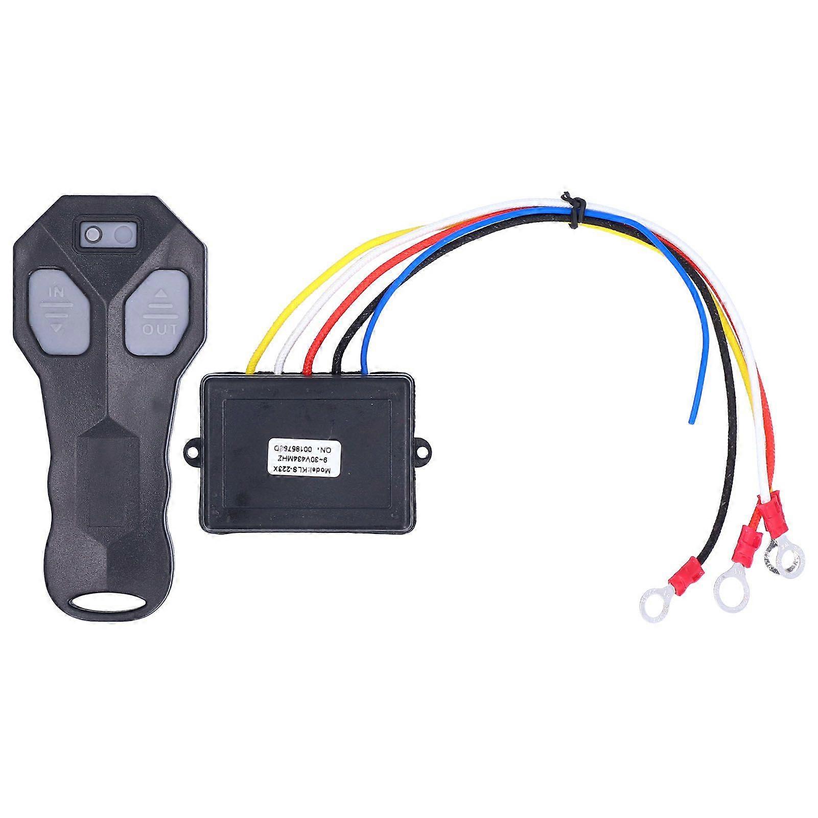 Wireless Winch Remote Control 12V Electric Replacement for Jeep SUV ATV OffRoad