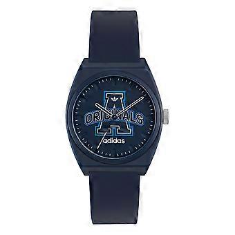 Adidas Unisex Uhr PROJECT TWO Kunststoff blau AOST26532
