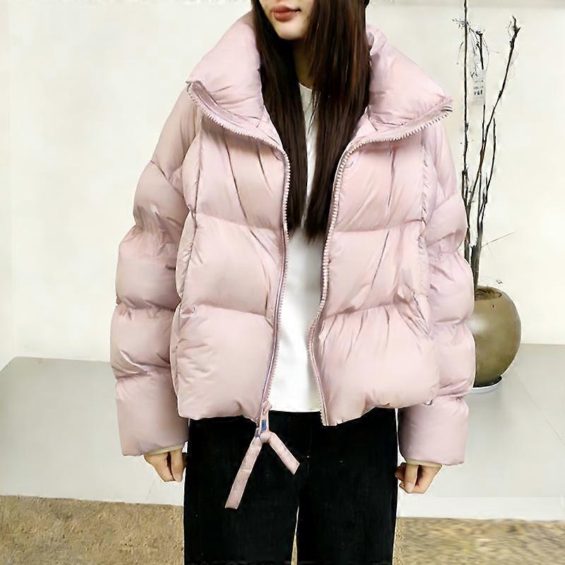 Women's Short Puff Down Jacket - New 90% Duck Down Winter Bread Jacket, Plus Size Available