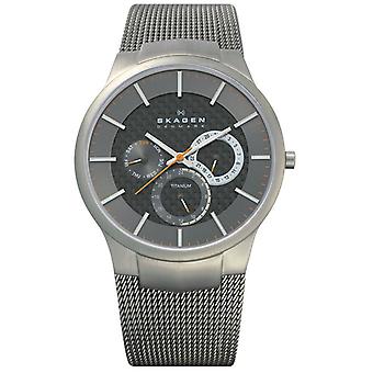 Skagen andere Quartz analoge man horloge met titanium 809XLTTM armband