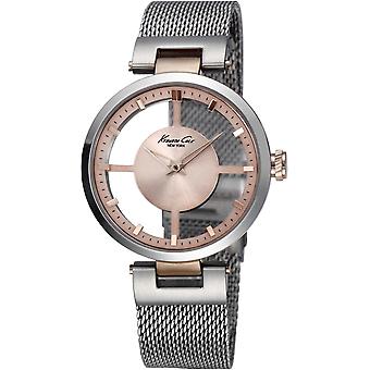 Kenneth Cole Transparenz Uhr für Frauen AnalogQuarz mit IKC4986 Edelstahl Armband