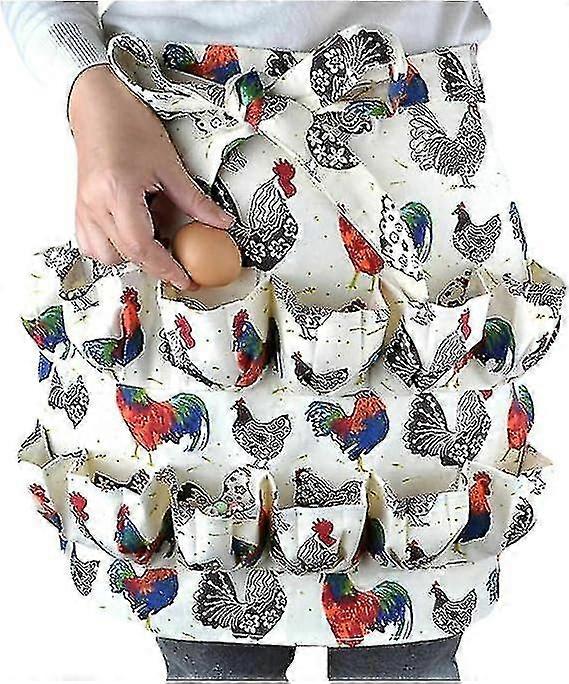 12-Pocket Egg Collection Apron