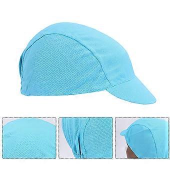 Cycling Cap Bicycle Liner Cap Breath-Absorbing Summer Unisex Blue
