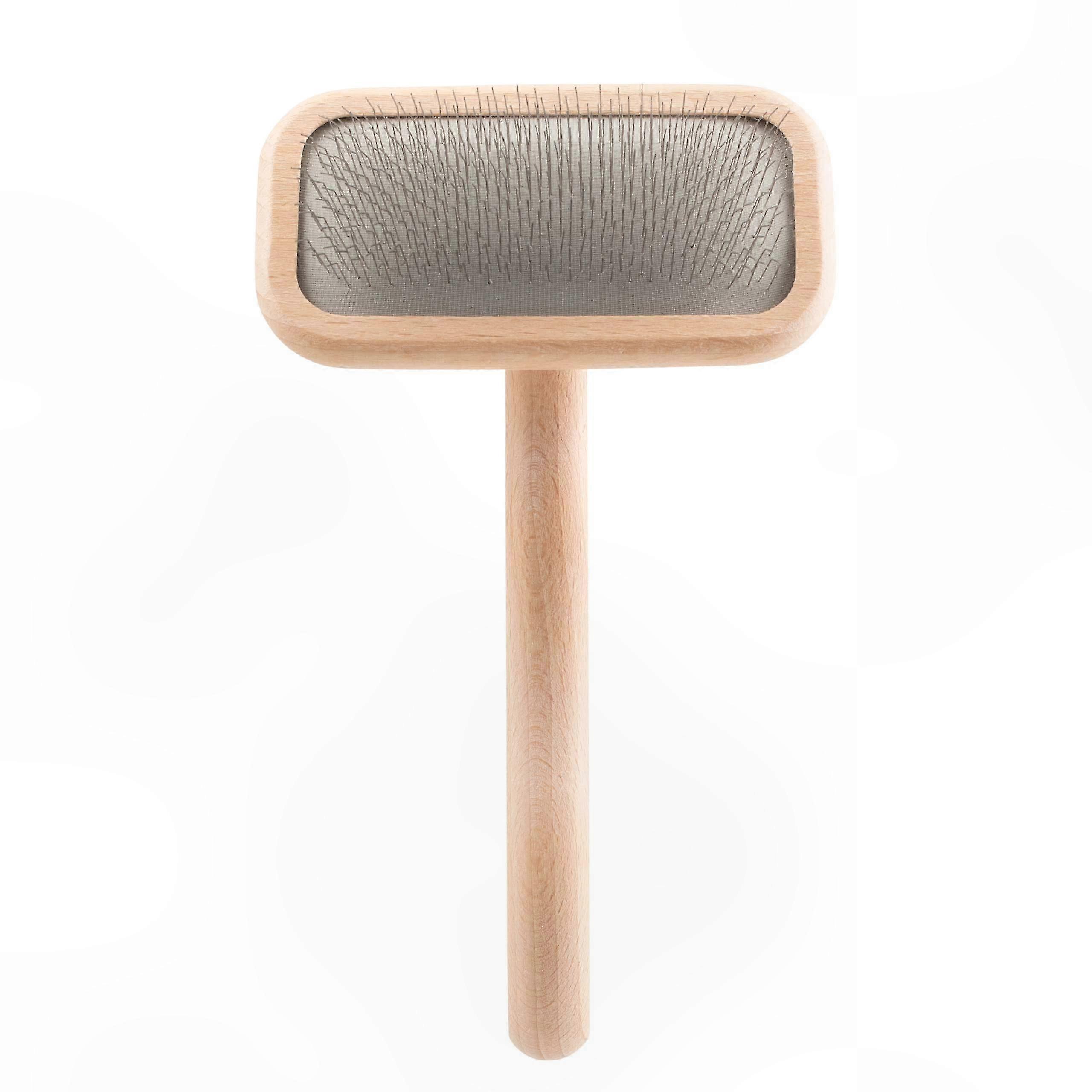 Smooth-Glide Slicker Brush Beech Wood