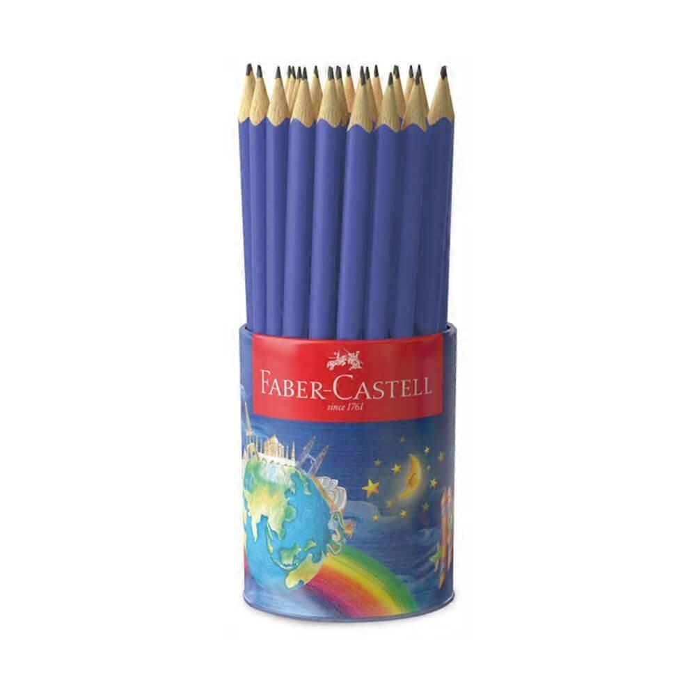 Lápis de Cor Triangular 2B Castell Junior Lata Sortida de 50