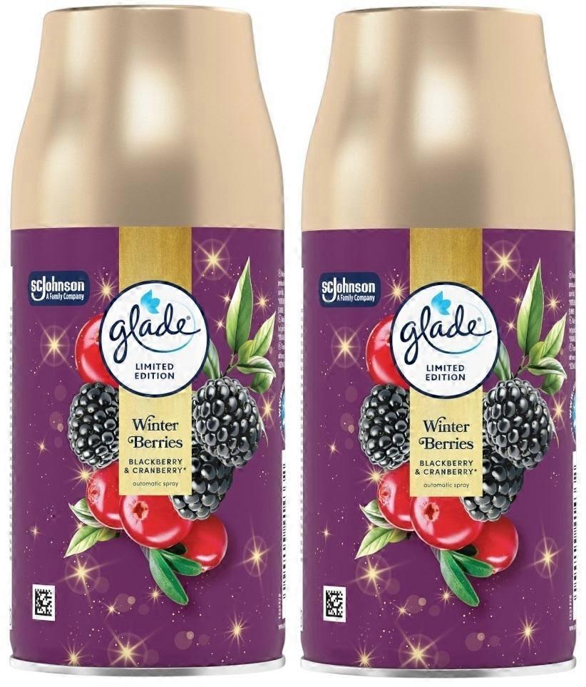 2 x Glade Automatic Spray Refill 269ml - Winter Berries