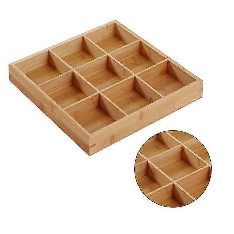 Solid Wood Divided Serving Tray