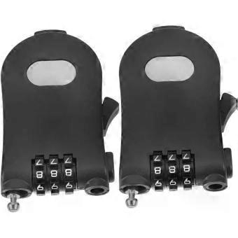 Safety Lock Cable Anti-Theft Lock for Stroller Bike and Skis Lightweight Retractable Wire Rope