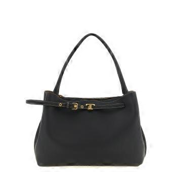 Tod's Black Calfskin Handbag