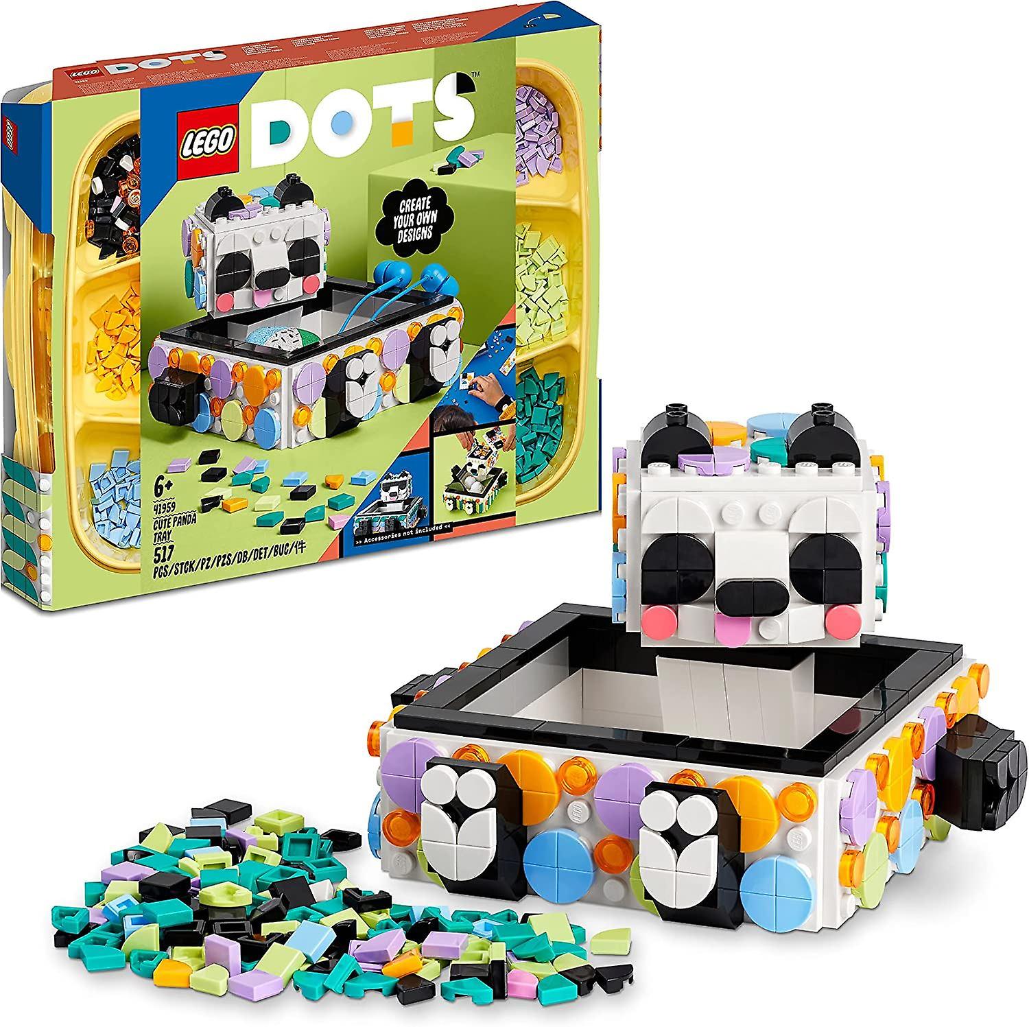 LEGO DOTS Cute Panda Tray Toy Crafts Set 41959