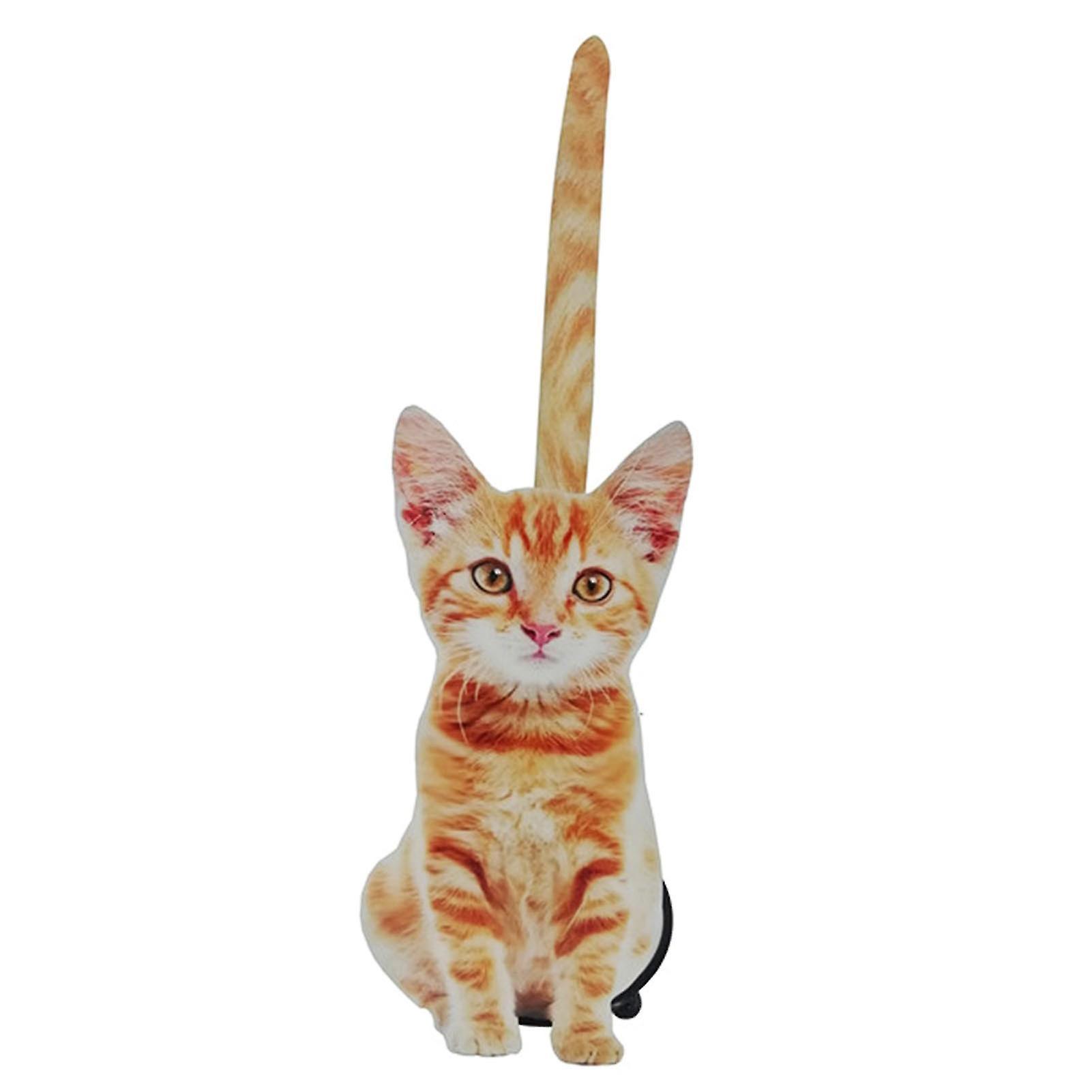 vev holder katt form ornamental jern toalett papir rull holder stativ for bad